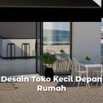 desain toko kecil depan rumah