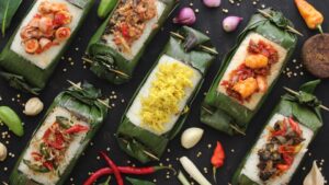 contoh banner makanan kekinian