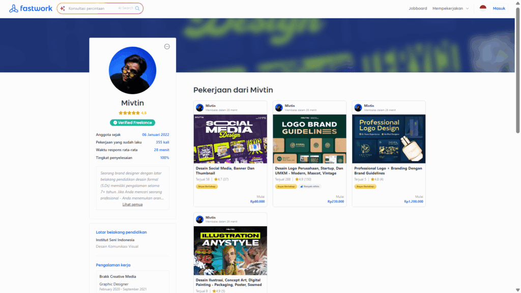 cara mencari freelancer di fastwork