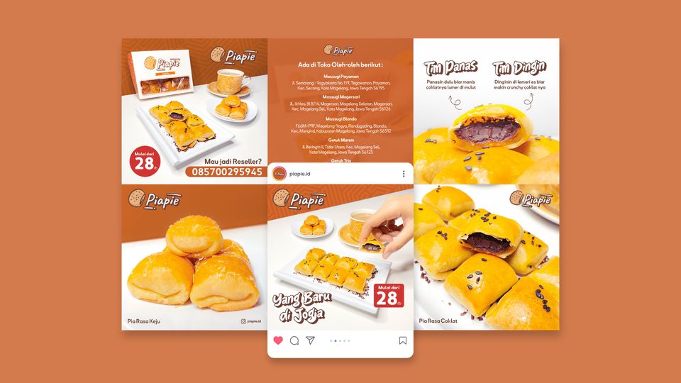 contoh banner makanan unik