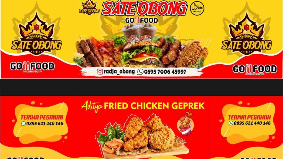 Ukuran Banner Makanan