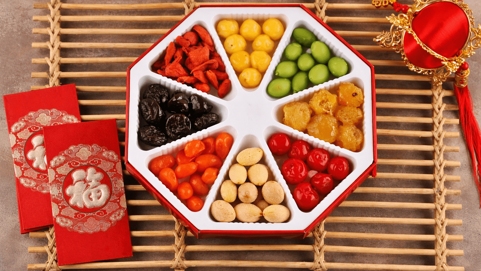 Manisan Segi Delapan - Jajanan Imlek