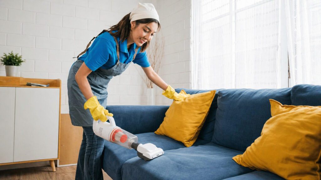 7 Cara Membersihkan Sofa Sendiri di Rumah