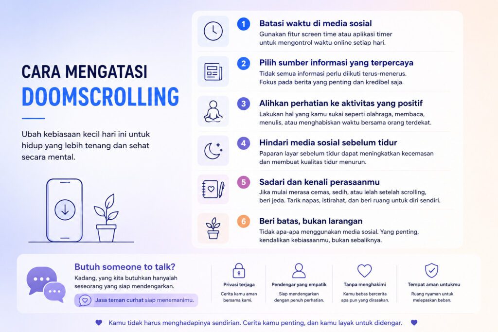 Cara mengatasi doomscrolling