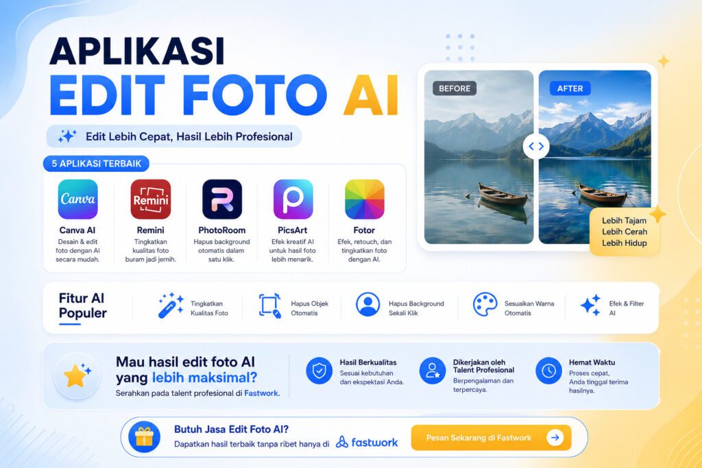 aplikasi edit foto AI terbaik
