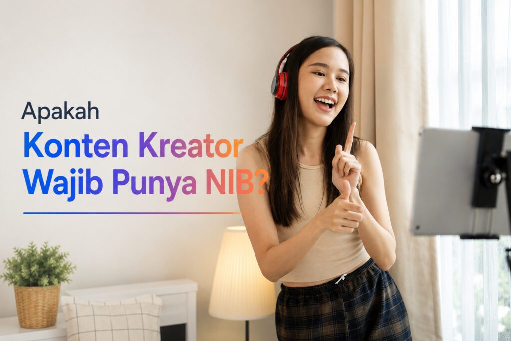 konten kreator wajib punya NIB