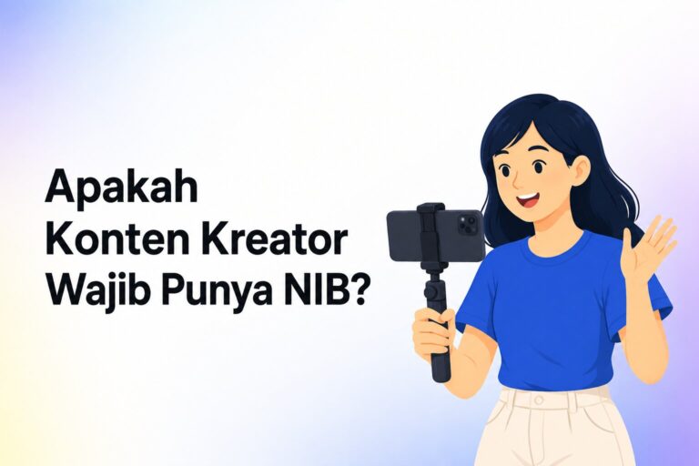 apakah konten kreator wajib punya NIB?