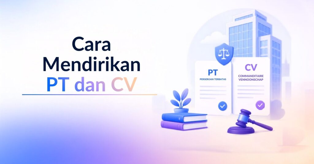cara mendirikan pt dan cv
